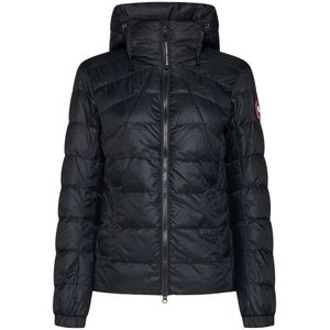 Canada Goose, Jassen, Dames, Zwart, S, Zwarte Abbott capuchon pufferjas