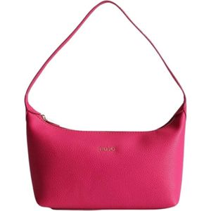 Liu Jo, Tassen, Dames, Roze, ONE Size, Leer, ECS XS Hobo Tas