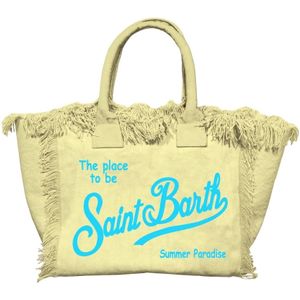 MC2 Saint Barth, Tassen, Dames, Beige, ONE Size, Stijlvolle Strandkleding Collectie