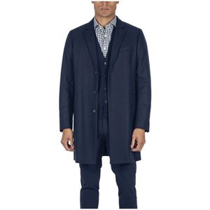 Paul Smith, Wollen Jas - Paul Smith Blauw, Heren, Maat:S