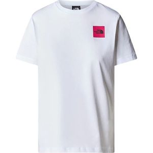 The North Face, Tops, Dames, Wit, S, Katoen, Witte Coördinaten Grafische T-shirt