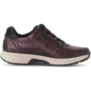 Gabor, Schoenen, Dames, Paars, 42 EU, Leer, Rollende sneaker - paars