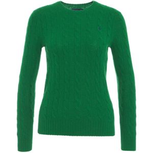 Ralph Lauren, Truien, Dames, Groen, S, Groene Kabeltrui Aw 24