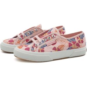 Superga, Schoenen, Dames, Veelkleurig, 37 EU, Roze Fuchsia Hibiscus Damesschoenen