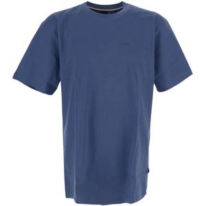 Hugo Boss, Boss Blauw T-shirt met Korte Mouwen Blauw, Heren, Maat:L