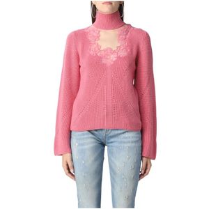 Blumarine, Truien, Dames, Roze, M, Coltrui