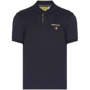 Aeronautica Militare, Polo Shirt Blauw, Heren, Maat:S