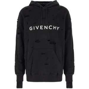 Givenchy, Sweatshirts & Hoodies, Heren, Zwart, S, Katoen, Stijlvolle Sweatshirts voor Mannen en Vrouwen