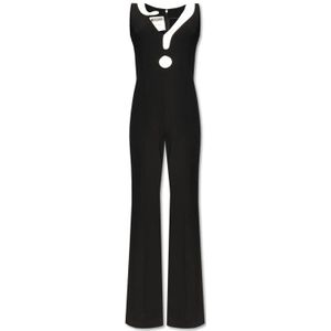 Moschino, Overall voor 40-jarig jubileum Zwart, Dames, Maat:S