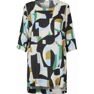 Masai, Greenlake Abstract Print Tuniek Veelkleurig, Dames, Maat:XL