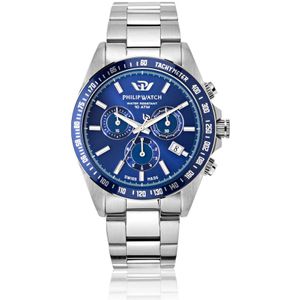 Philip Watch, Watches Blauw, Heren, Maat:ONE Size