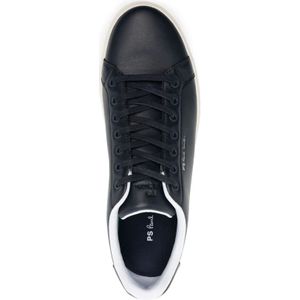 Paul Smith, Schoenen, Heren, Blauw, 41 EU, Leer, Blauwe Logo-Print Veterschoenen