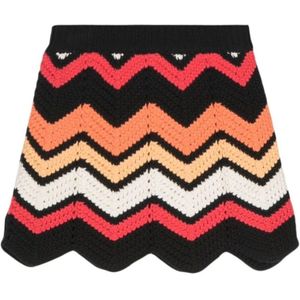 Alanui, Gebreide Hoge Taille Rok Veelkleurig, Dames, Maat:S