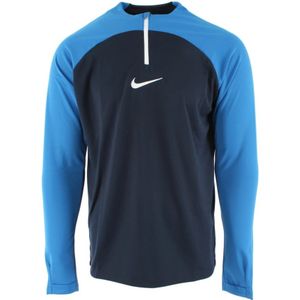 Nike, Sweatshirts & Hoodies, Heren, Blauw, L, Polyester, Blauwe Polyester Sweatshirt voor Heren