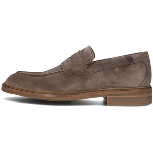 Floris van Bommel, Schoenen, Heren, Beige, 44 2/3 EU, Taupe Loafers voor Heren