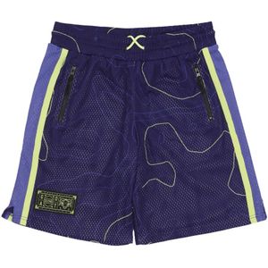 Dolly Noire, Blauwe Easyshorts Basketbal Shorts Streetwear Blauw, Heren, Maat:XL