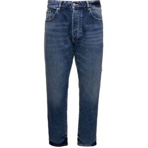 Icon Denim, Jeans, Heren, Blauw, W36, Katoen, Slim-fit Jeans