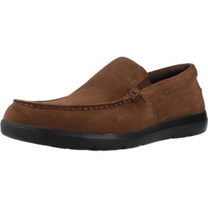 Geox, Schoenen, Heren, Bruin, 42 EU, Stijlvolle Loafers voor Heren