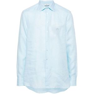 Etro, Blouses & Shirts Blauw, Heren, Maat:L