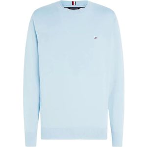 Tommy Hilfiger, Gestreepte Gebreide Trui Blauw, Heren, Maat:M