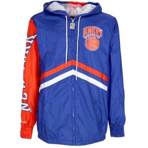 Mitchell & Ness, Trainingsjacks Blauw, Heren, Maat:M