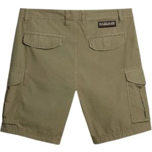 Napapijri, Korte broeken, Heren, Groen, W32, Katoen, Heren Bermuda Shorts Noto 2.0