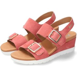 Mephisto, Schoenen, Dames, Roze, 40 EU, Suède, Flat Sandalen