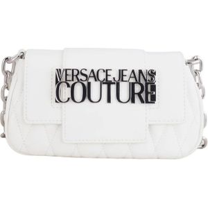 Versace Jeans Couture, Tassen, Dames, Wit, ONE Size, Clutches