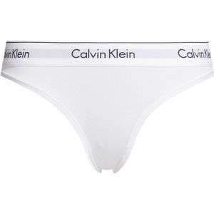 Calvin Klein, Ondergoed, Dames, Wit, L, Bikinislipje Kort