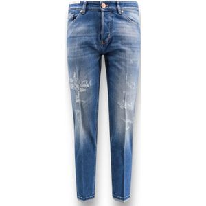 Pt01, Jeans, Heren, Blauw, W36, Katoen, Slim-fit Jeans