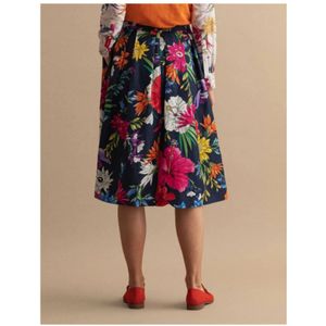 Gant, Rokken, Dames, Veelkleurig, S, Katoen, Bloemen Midi Rok