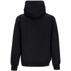 Thrasher, Sweatshirts & Hoodies, Heren, Zwart, S, Zwart/bruine hoodie lange mouw sweatshirt