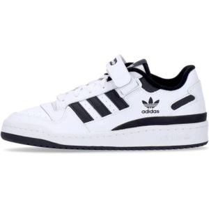 Adidas, Forum Low Sneakers - Cloud White/Black Wit, Heren, Maat:44 2/3 EU