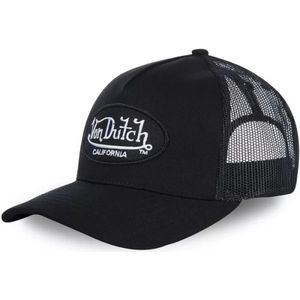 VON Dutch, Accessoires, Heren, Zwart, ONE Size, Zwarte Junior Trucker Cap