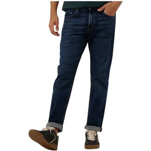 G-star, Jeans, Heren, Blauw, W31 L34, Katoen, Straight Leg Jeans Blauw
