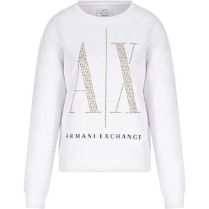 Armani Exchange, Ito mecom project felpaps Wit, Dames, Maat:M/L