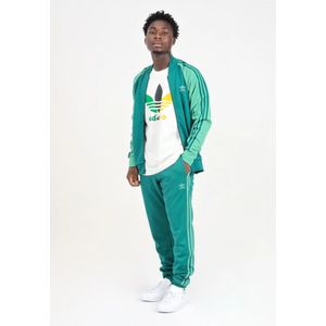 Adidas Originals, Broeken, Heren, Groen, XL, Groene Sportieve Classics SST Broek