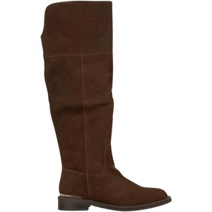 Alma EN Pena, Schoenen, Dames, Bruin, 41 EU, Gespleten platte laars