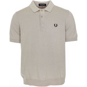 Fred Perry, Tops, Heren, Beige, M, Wol, Polo Shirts