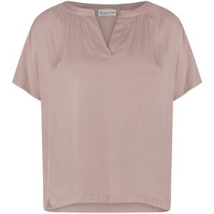 Jane Lushka, Blouses & Shirts, Dames, Roze, L, Stralende Viscose Top | Rose