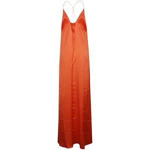 The Nina Studio, Kleedjes, Dames, Oranje, S, Maxi Kleedjes