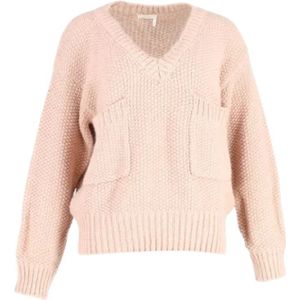 Chloé Pre-owned, Pre-owned, Dames, Roze, S, Wol, Pre-owned Wool tops