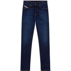 Diesel, Jeans, Heren, Blauw, W31 L32, Katoen, Tapered Jeans - D-Finitive Style