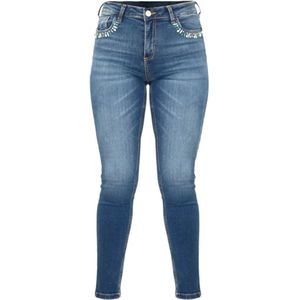 Kocca, Jeans, Dames, Blauw, W31, Denim, Slim Fit Denim Broek