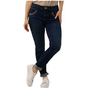 MOS Mosh, Jeans, Dames, Blauw, W31, Denim, Slim Fit Naomi Shade Blue Jeans