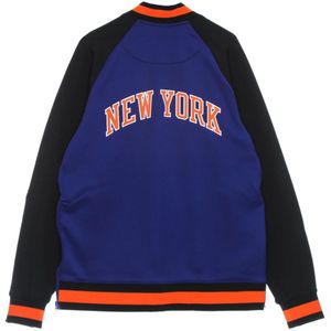 Nike, Sweatshirts & Hoodies, Heren, Veelkleurig, L, Polyester, New York Knicks Basketbaljas Showtime