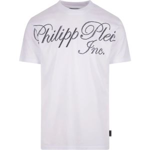 Philipp Plein, T-Shirts Wit, Heren, Maat:XL