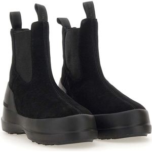 Moon Boot, Schoenen, Dames, Zwart, 41 EU, Suède, Chelsea Boots