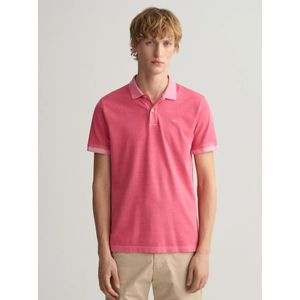 Gant, Tops, Heren, Roze, 2Xl, Katoen, Klassiek Heren Polo Shirt