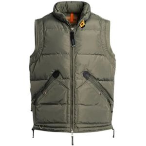 Parajumpers, Jassen, Heren, Groen, M, Nylon, Avontuurlijke Bodywarmer